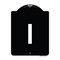 Signmission Sign with Letter I Heavy-Gauge Aluminum Architectural Sign, 24" x 18", BW-1824-22948 A-DES-BW-1824-22948 - alternate 1